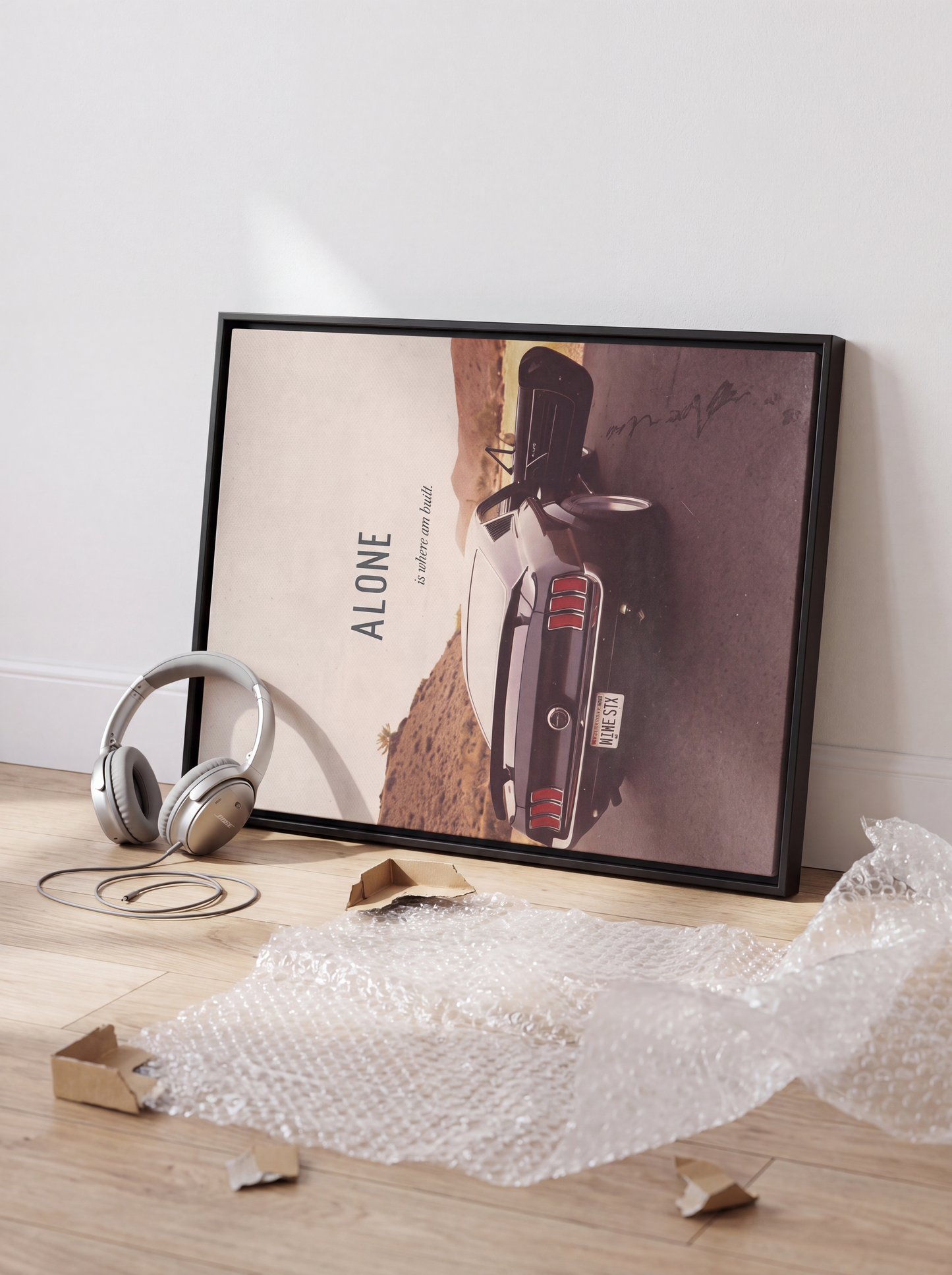 ALONE — Framed Poster