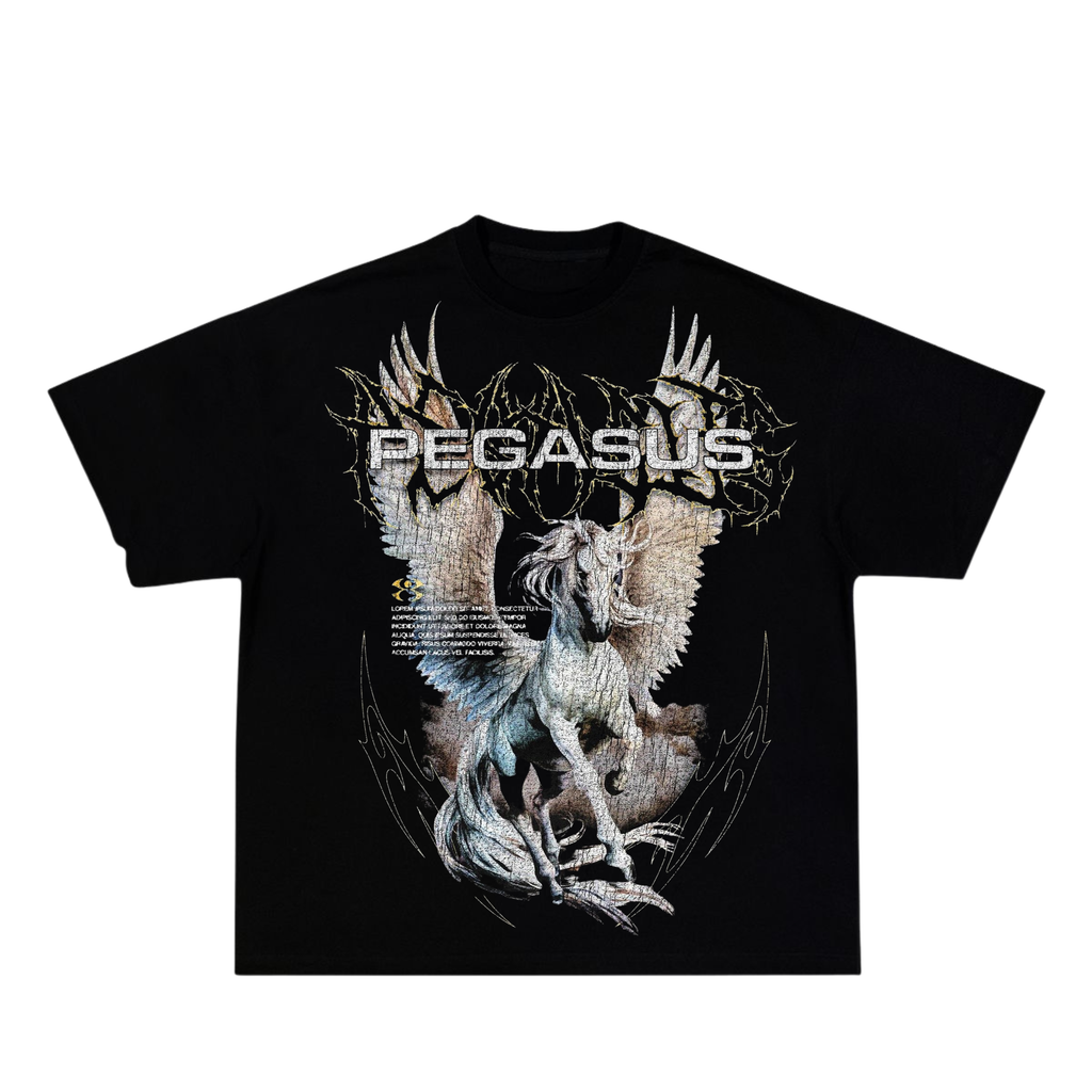 Unisex organic oversized high neck t-shirt
